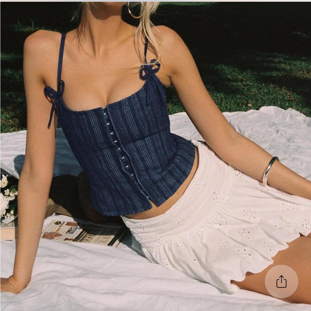 Lioness charismatic denim corset